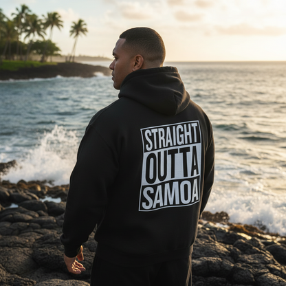 IslandHeavy™ Hoodie – Plus 2XL-5XL – Straight Outta - AU/NZ