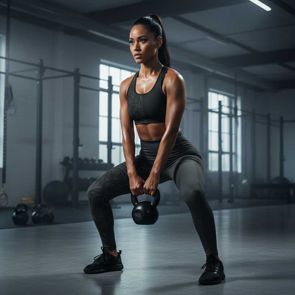 IslandPlus - 2XL to 6XL Leggings - Bloom Dark - AU/NZ/USA