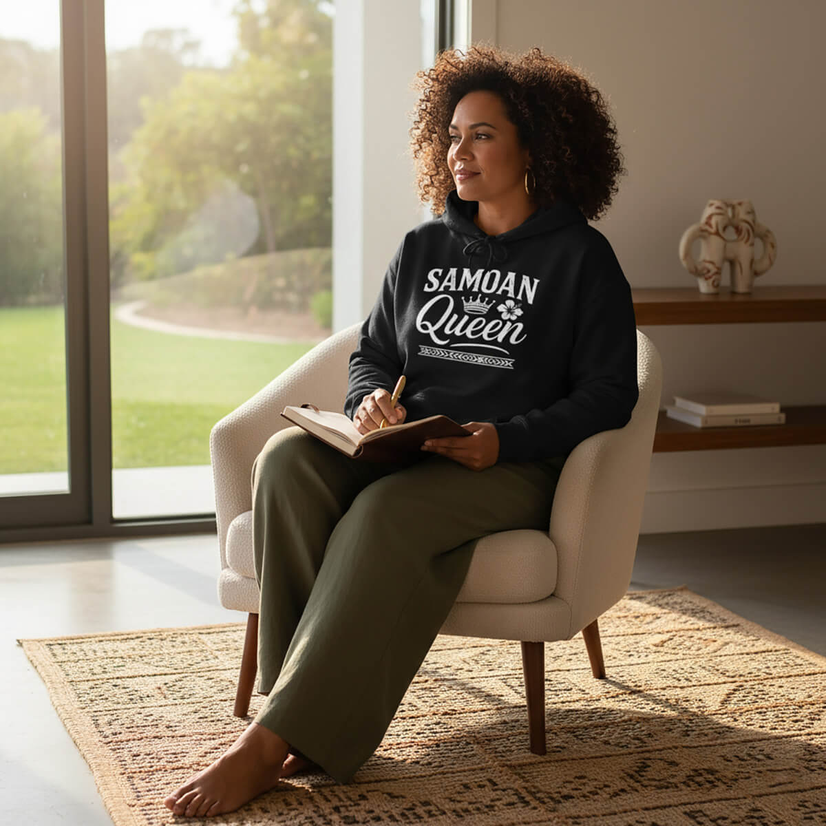 IslandSoft™ Hoodie - Premium (XS - XL) - Samoan Queen - USA - The Koko Samoa