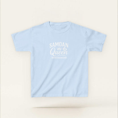 Kids Heavy Cotton Tee - Samoan Queen - AU/NZ - The Koko Samoa