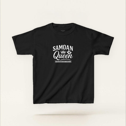Kids Heavy Cotton Tee - Samoan Queen - AU/NZ - The Koko Samoa