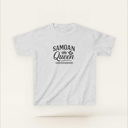 Kids Heavy Cotton Tee - Samoan Queen - AU/NZ - The Koko Samoa