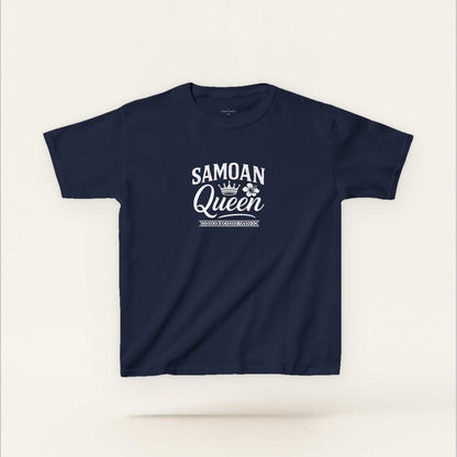 Kids Heavy Cotton Tee - Samoan Queen - AU/NZ - The Koko Samoa