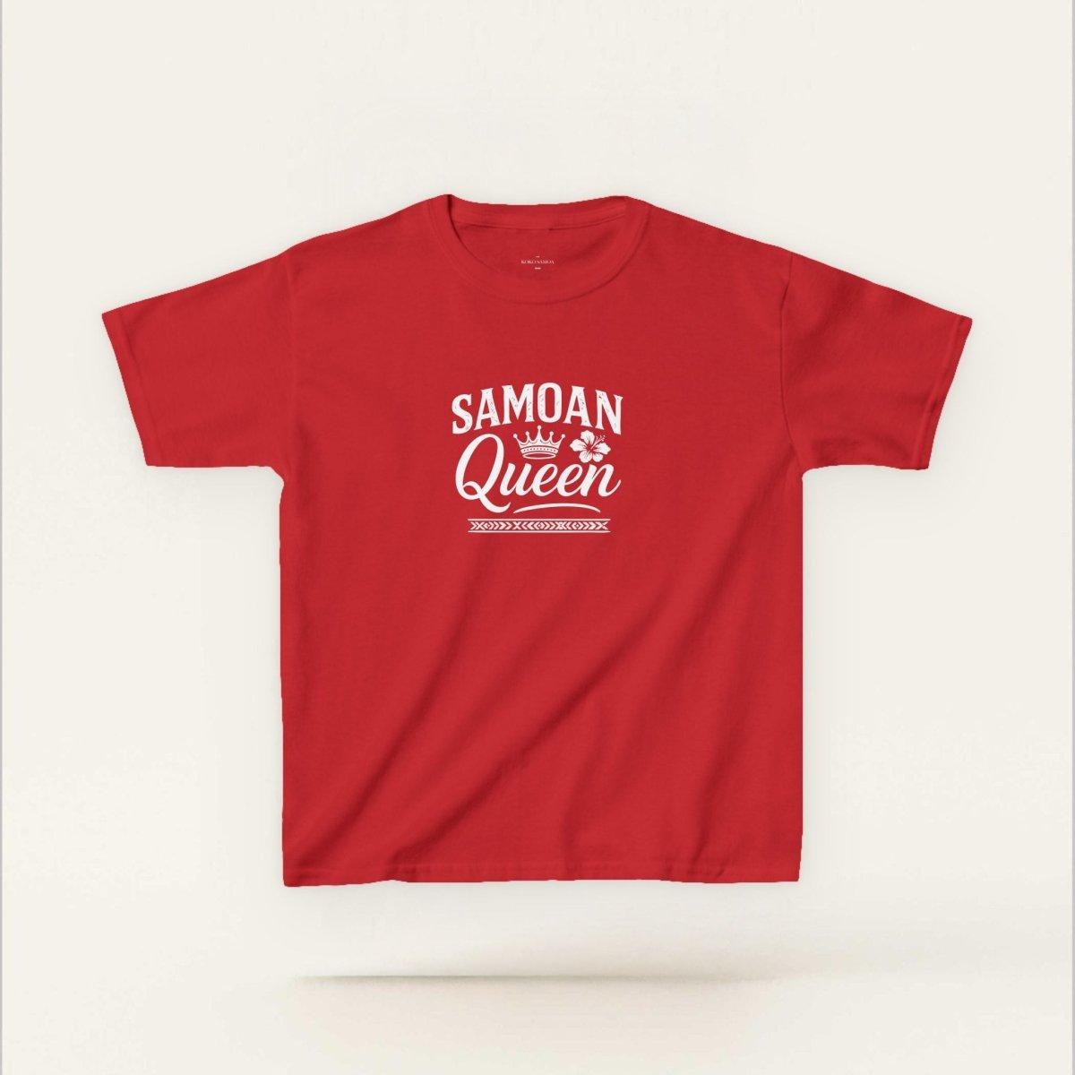 Kids Heavy Cotton Tee - Samoan Queen - AU/NZ - The Koko Samoa