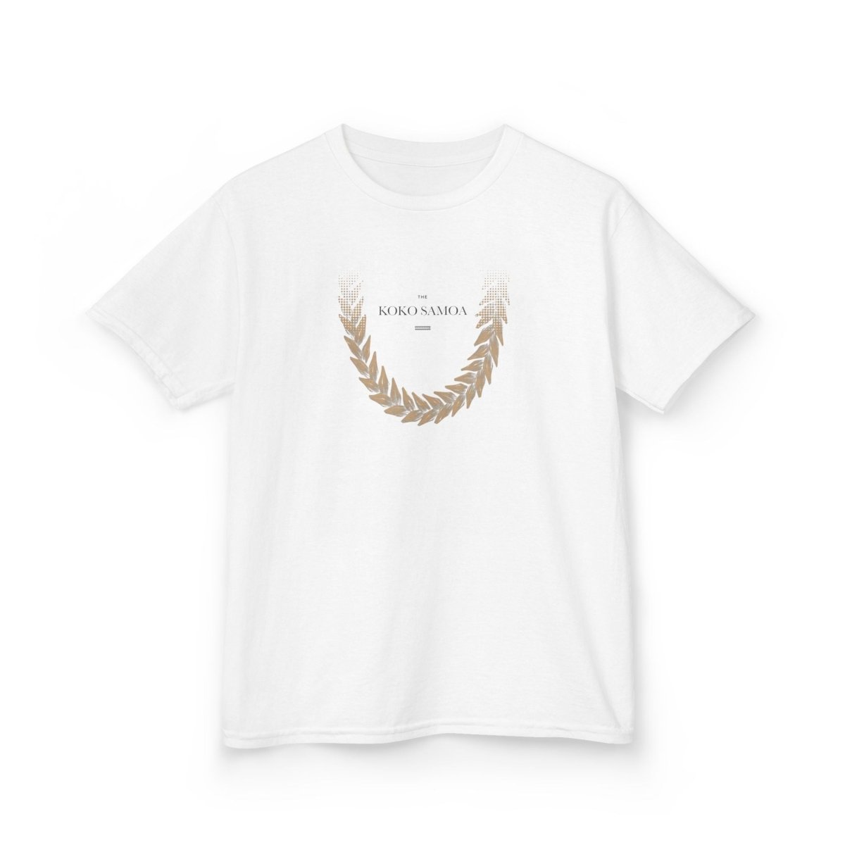 Ula Fala Brown kids tee, The Koko Samoa