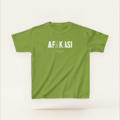 Kids Unisex Cotton Tee - Afakasi - AU/NZ - The Koko Samoa