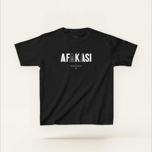 Kids Unisex Cotton Tee - Afakasi - AU/NZ - The Koko Samoa