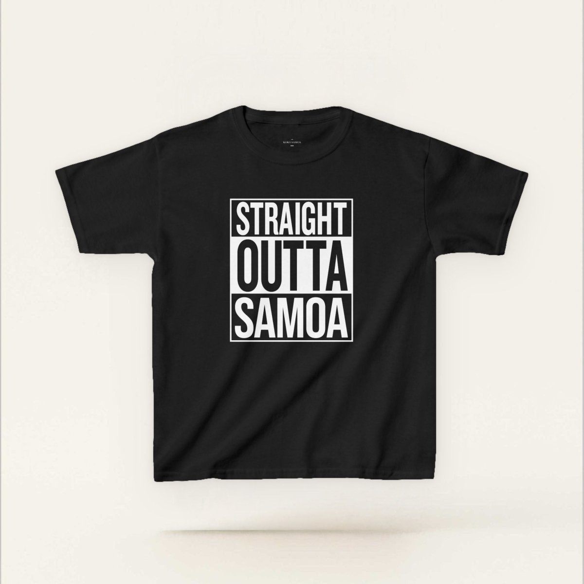 Kids Unisex Cotton Tee - Straight Outta Samoa - AU/NZ - The Koko Samoa