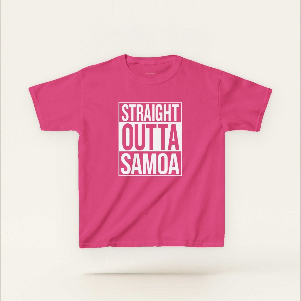 Kids Unisex Cotton Tee - Straight Outta Samoa - AU/NZ - The Koko Samoa