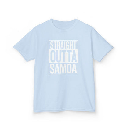 Kids Unisex Cotton Tee - Straight Outta Samoa - AU/NZ - The Koko Samoa