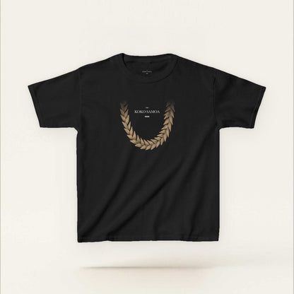 Kids Unisex Cotton Tee - Ula Fala Brown - AU/NZ - The Koko Samoa