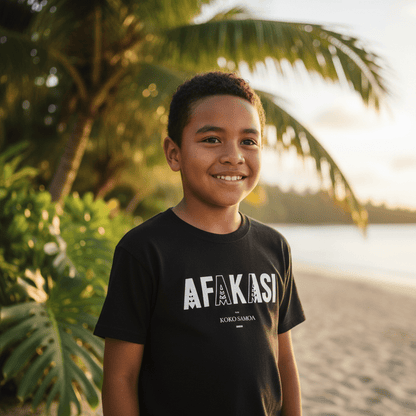 Kids Unisex Tee - Afakasi - AU/NZ - The Koko Samoa