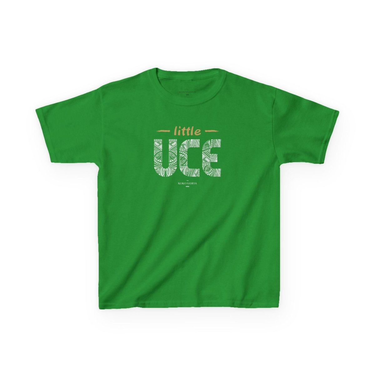 Kids unisex Little Uce T-shirt by The Print Bar, featuring colorful print on soft cotton fabric for children.