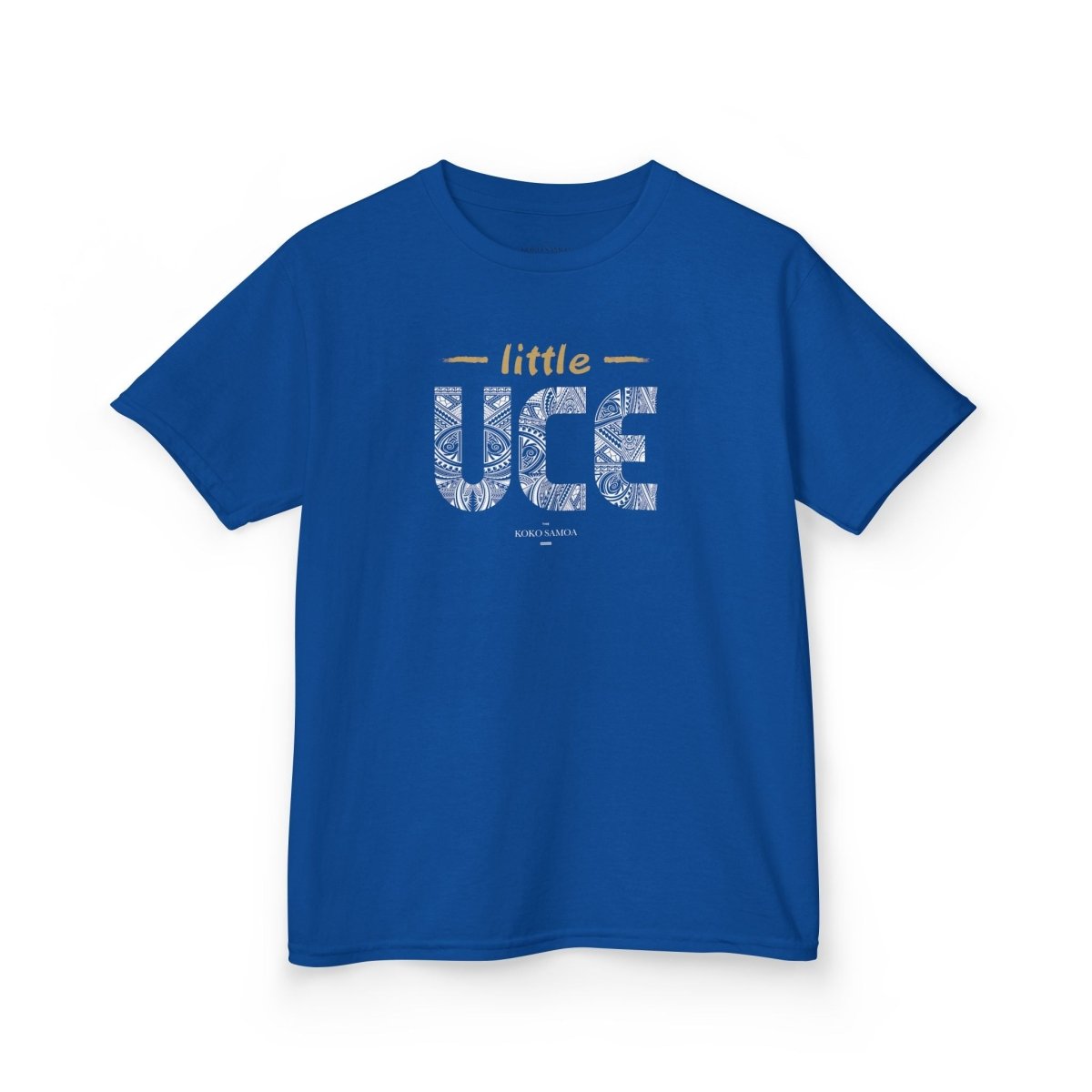 Kids unisex Little Uce tee from The Print Bar, featuring colorful graphic design on a comfortable kids' clothing shirt.
