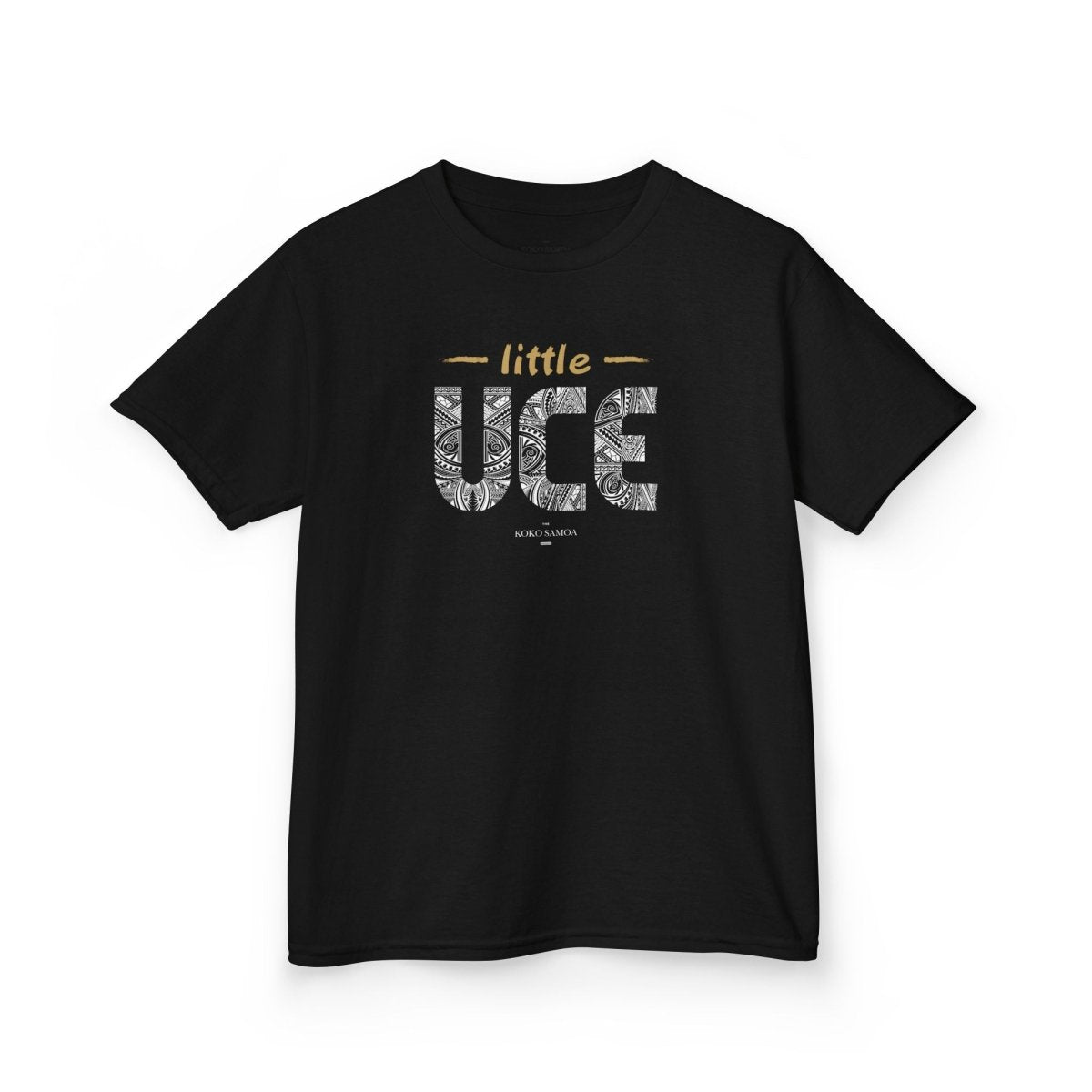 Kids unisex Little Uce T-shirt by The Print Bar featuring colorful graphic print on soft cotton fabric.
