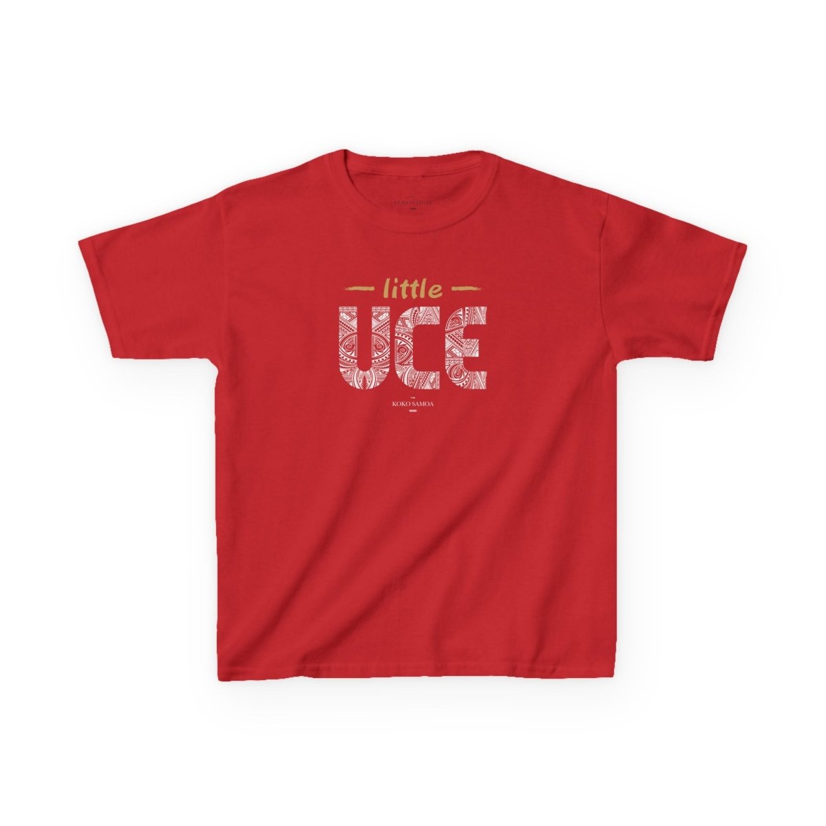 Kids unisex tee by The Print Bar featuring Little Uce design, casual kids clothes in bright colors and comfortable fabric.