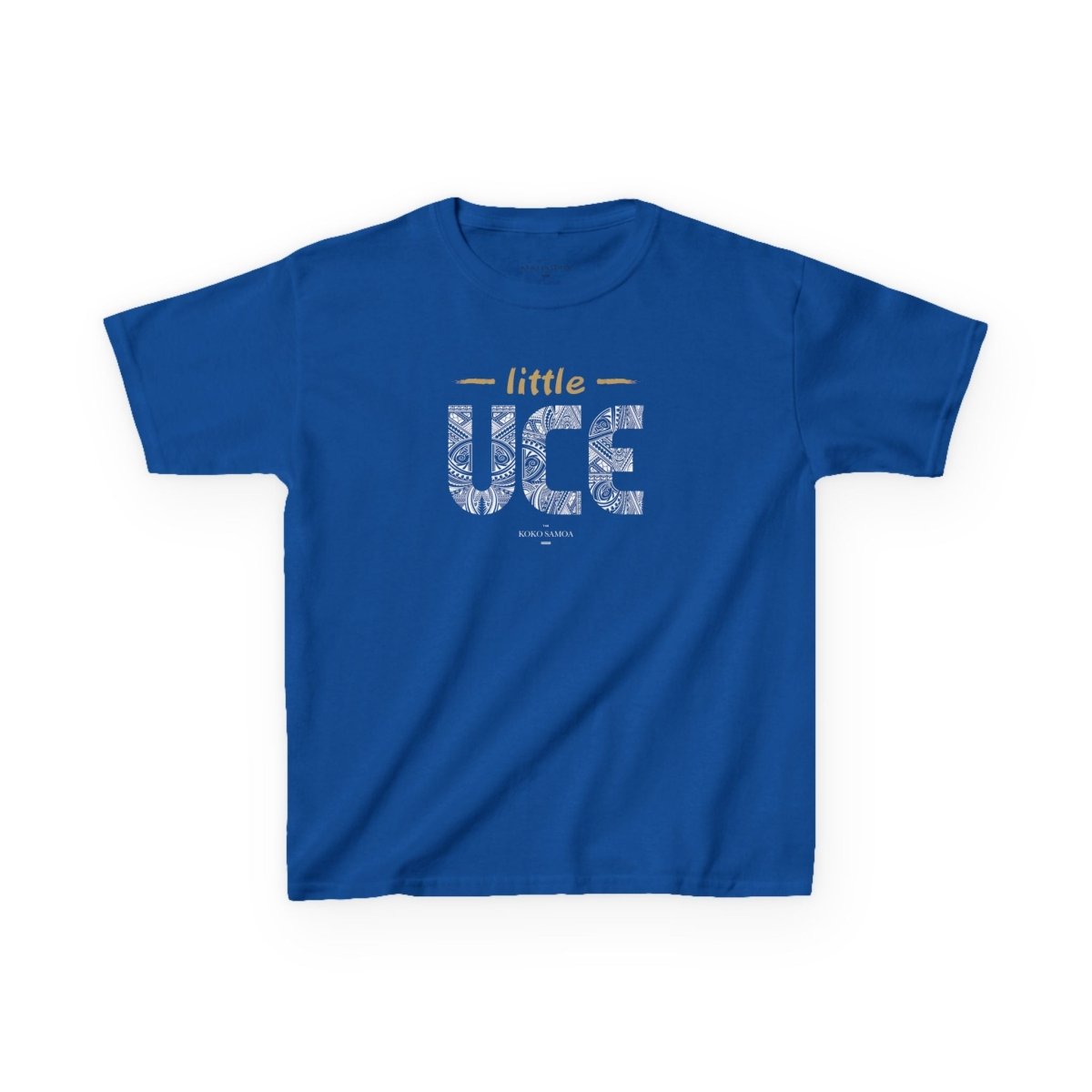 Kids unisex Little Uce T-shirt by The Print Bar featuring playful design, made from comfortable kids' clothing material.