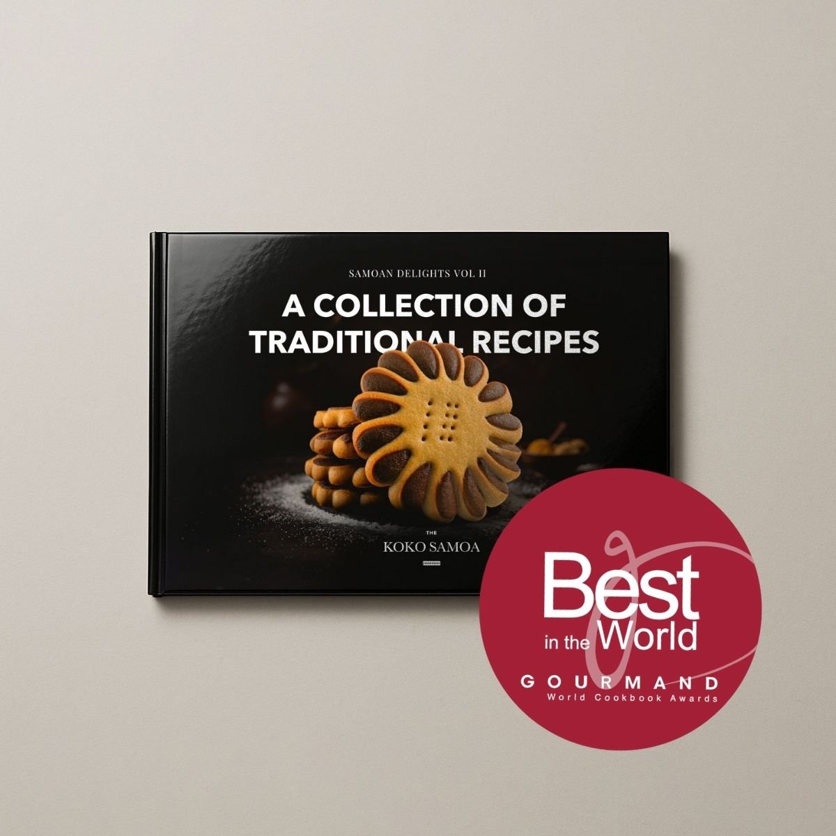 Hardcover A4 - Samoan Delights: 12 Samoan Recipes Cookbook - Vol 2 - AU/NZ/USA