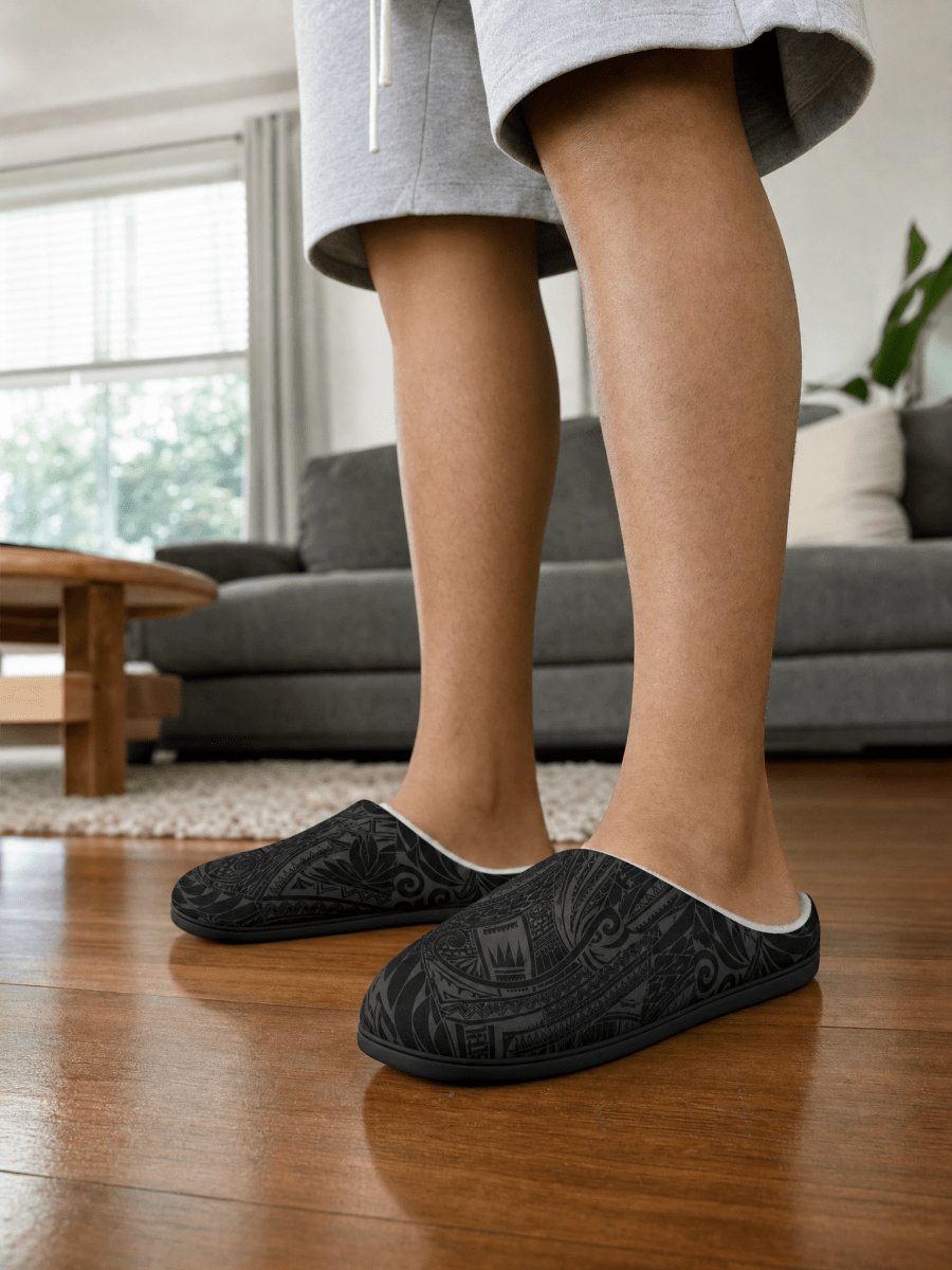 Men's Indoor Slippers - Warrior - The Koko Samoa