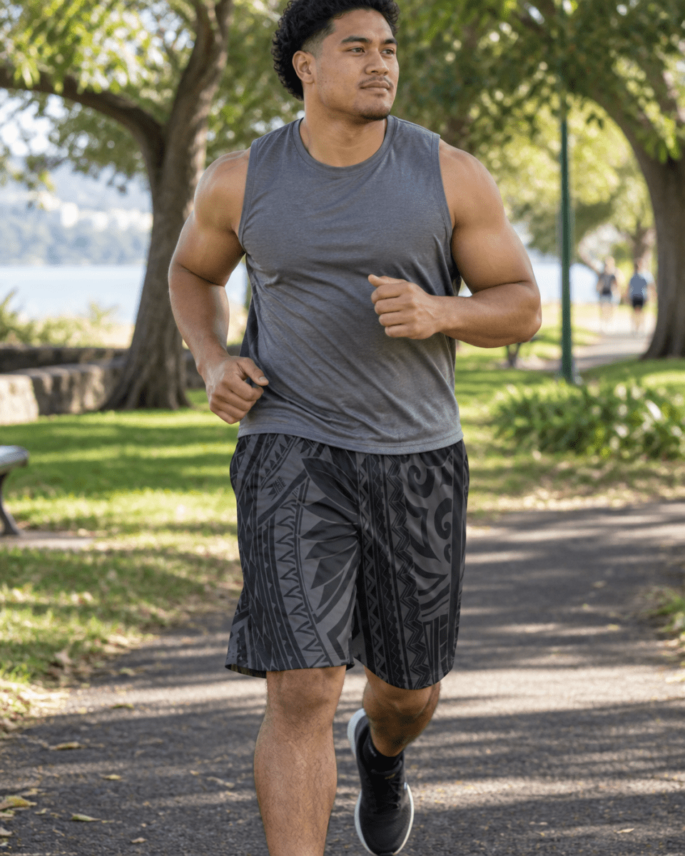 Men's Sports Shorts - Warrior - The Koko Samoa