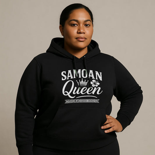 IslandSoft™ Hoodie - Premium (XS - 2XL) - Samoan Queen - AU/NZ - The Koko Samoa