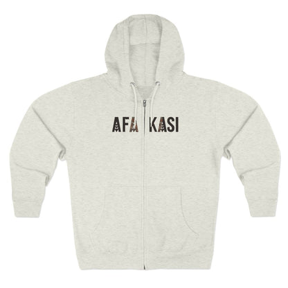 Unisex Zip Hoodie - AFAKASI - AU/NZ/USA - The Koko Samoa