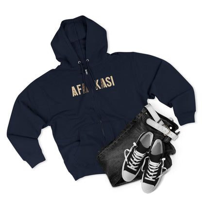 Unisex Zip Hoodie - AFAKASI - AU/NZ/USA - The Koko Samoa