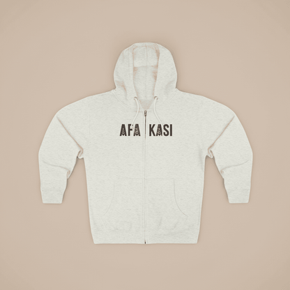 Unisex Zip Hoodie - AFAKASI - AU/NZ/USA - The Koko Samoa