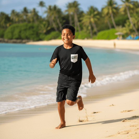 Kids Unisex Tee - 685 Pocket - USA - The Koko Samoa