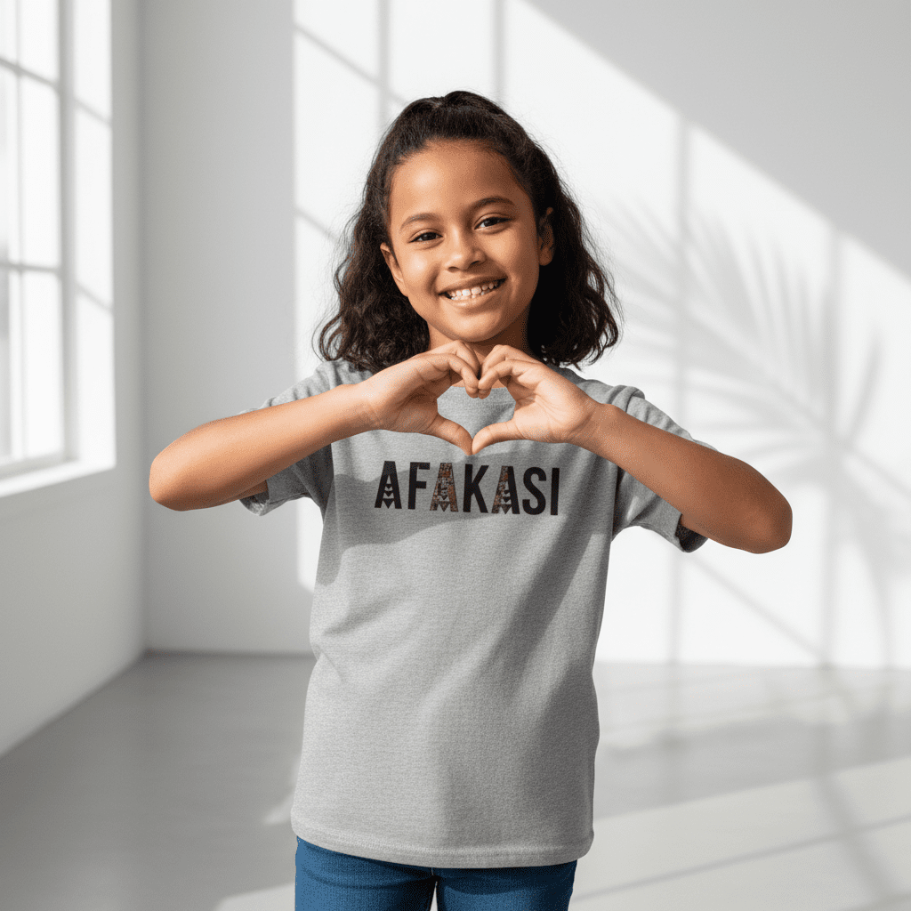 Kids Unisex Tee - Afakasi - USA - The Koko Samoa