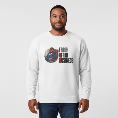 Unisex Heavy Sweatshirt - Fresh Off Business - Personalized - USA - The Koko Samoa