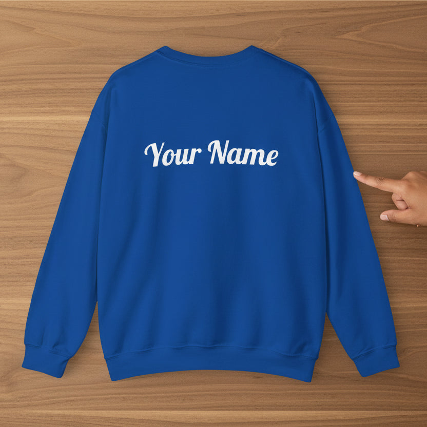Unisex Heavy Sweatshirt - Poly Raised - Personalised - USA - The Koko Samoa