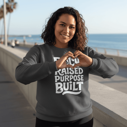 Unisex Heavy Sweatshirt - Poly Raised - Personalized - USA - The Koko Samoa