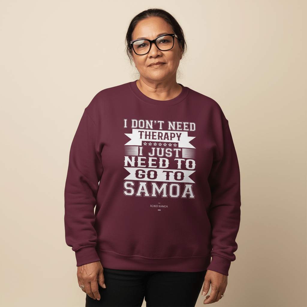 Dark heather unisex heavy sweatshirt featuring a monster digital design for therapy-themed casual wear.