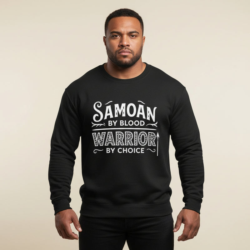 Unisex Heavy Sweatshirt - Warrior by Choice - Personalised - USA - The Koko Samoa