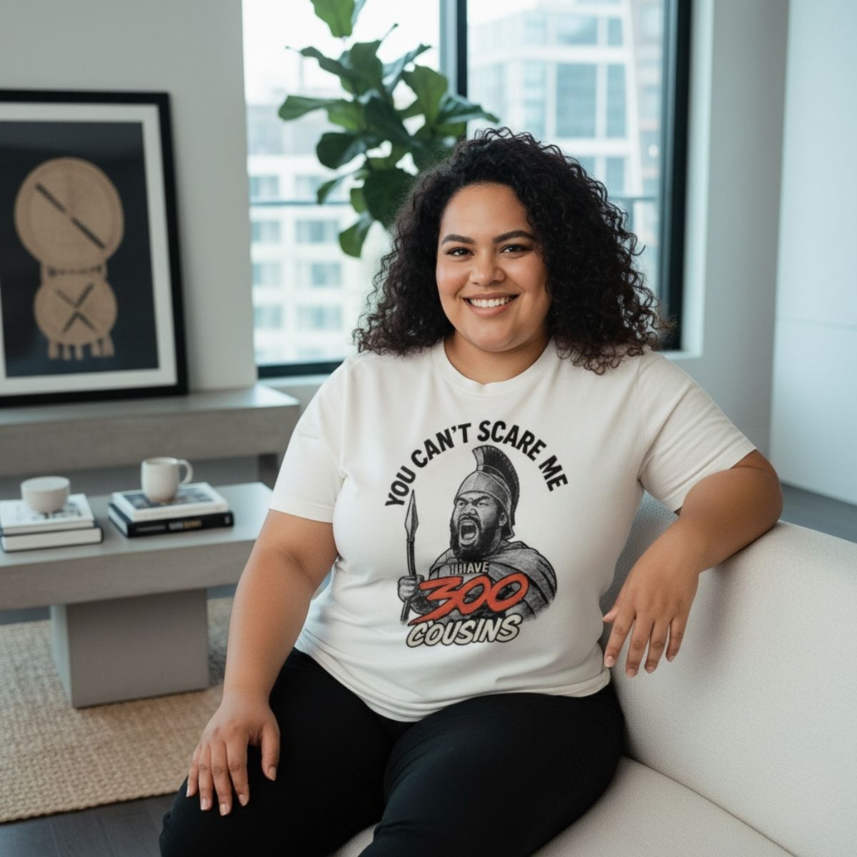 Unisex soft tee by The Print Bar featuring a monster digital print and colorful design, perfect for casual wear.