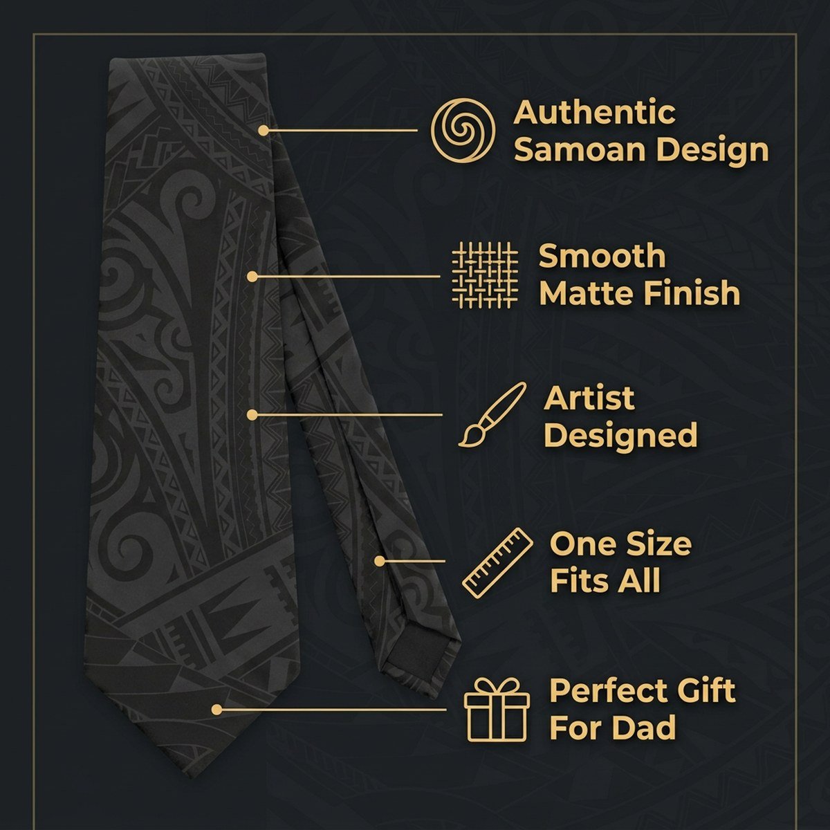 Necktie - Warrior - AU/NZ/USA - The Koko Samoa