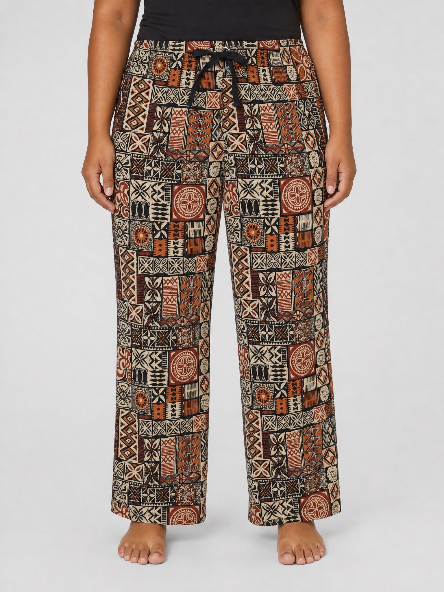 Women's Pajama Pants - Elei on a light grey studio background