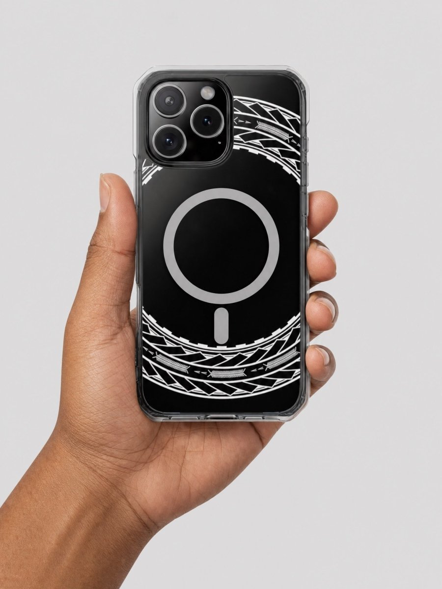 PasifikaOne MagSafe iPhone ClearCase - Samoan Arrows - AU/NZ/USA - The Koko Samoa