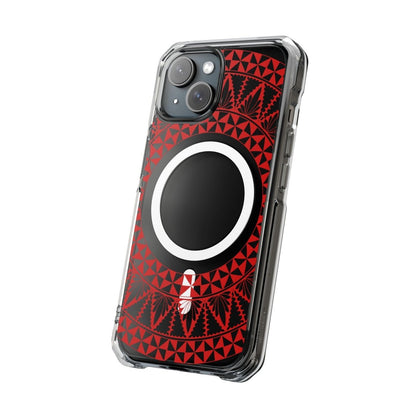 PasifikaOne MagSafe iPhone ClearCase - Tongan Redleaf - AU/NZ/USA - The Koko Samoa