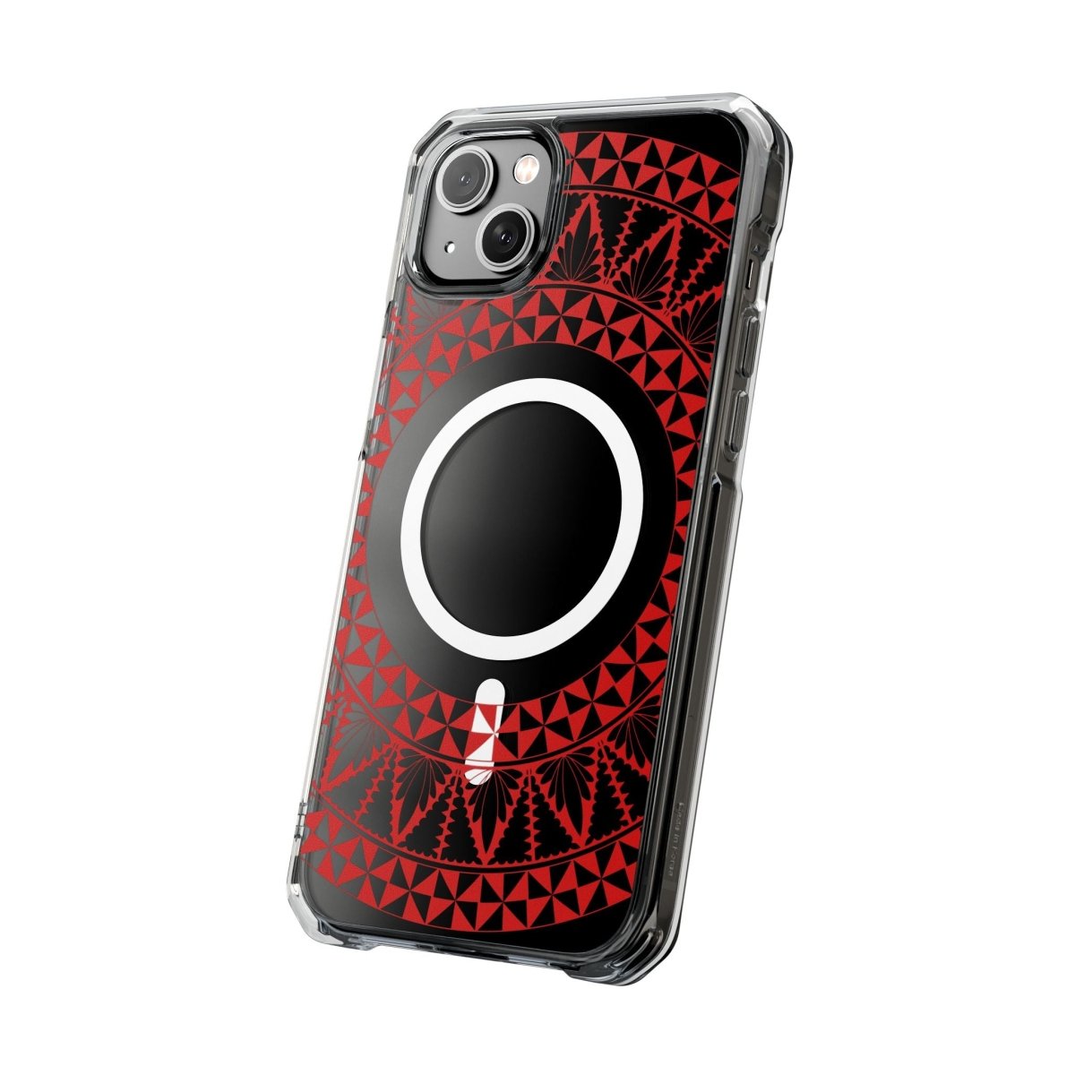 PasifikaOne MagSafe iPhone ClearCase - Tongan Redleaf - AU/NZ/USA - The Koko Samoa