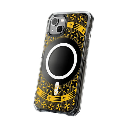 PasifikaOne MagSafe iPhone ClearCase - Tongan Yellow - AU/NZ/USA - The Koko Samoa