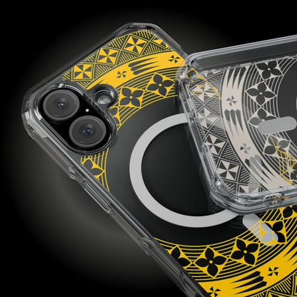 PasifikaOne MagSafe iPhone ClearCase - Tongan Yellow - AU/NZ/USA - The Koko Samoa