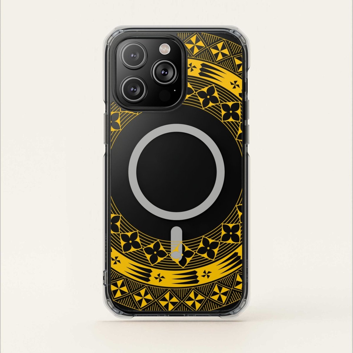 PasifikaOne MagSafe iPhone ClearCase - Tongan Yellow - AU/NZ/USA - The Koko Samoa