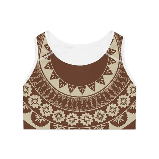 PasifikaOne Seamless Sports Bra - Fiji Brown - AU/NZ/USA - The Koko Samoa