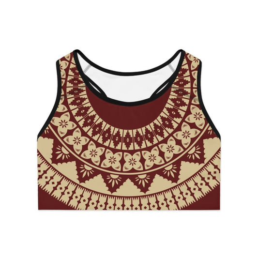 PasifikaOne Seamless Sports Bra - Fiji Red - AU/NZ/USA - The Koko Samoa