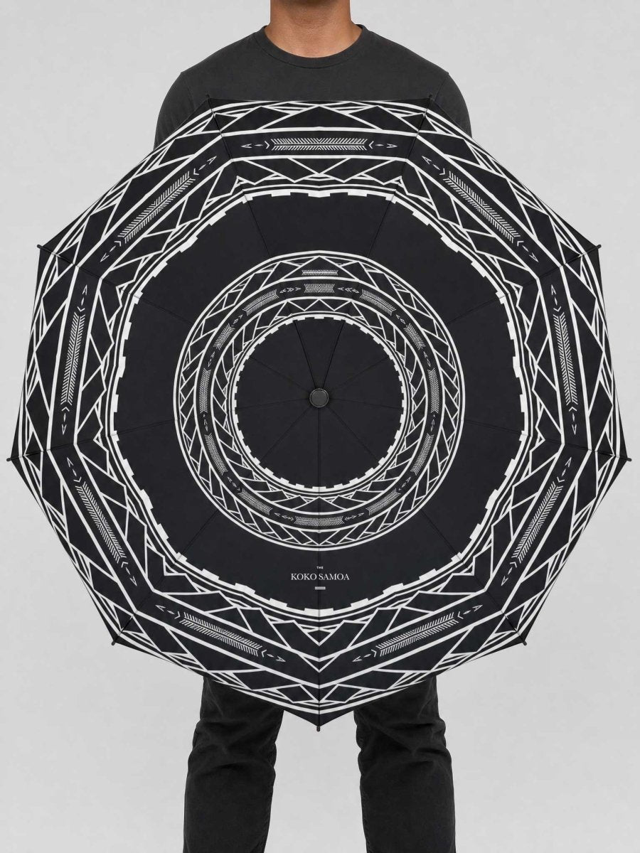 PasifikaOne Umbrella - 48"/122cm - Samoan Arrows - AU/NZ - The Koko Samoa