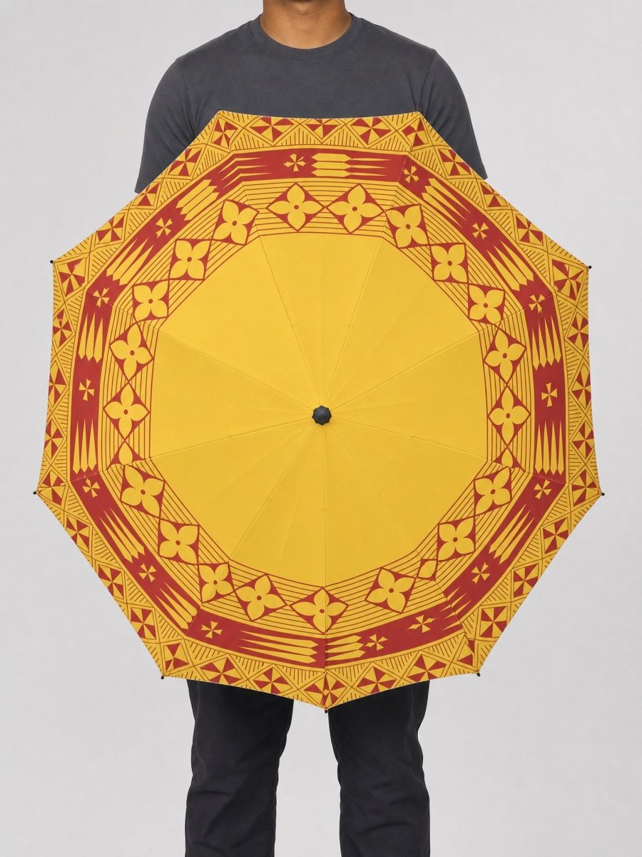 PasifikaOne Umbrella - 48"/122cm - Tongan Yellow - AU/NZ - The Koko Samoa