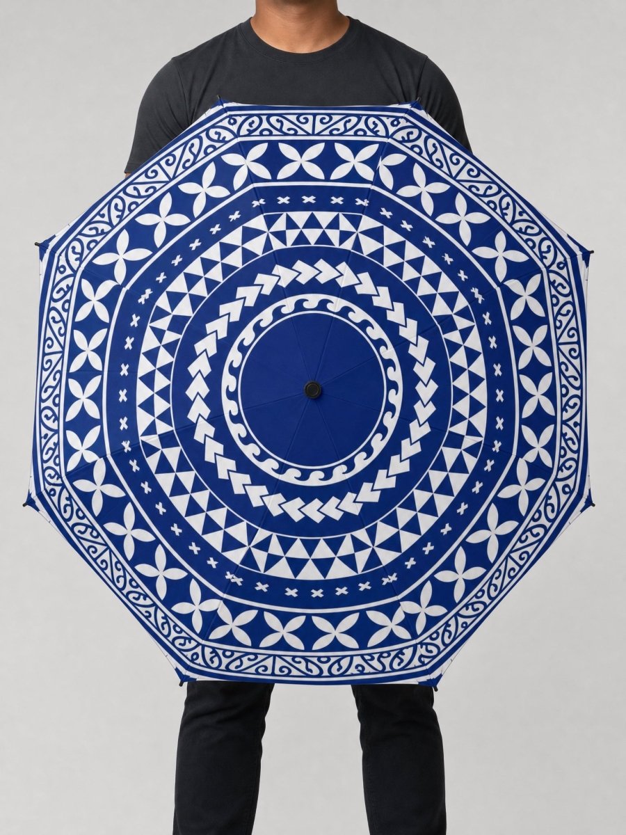 PasifikaOne Umbrella - 48"/122cm - United Blue - AU/NZ - The Koko Samoa