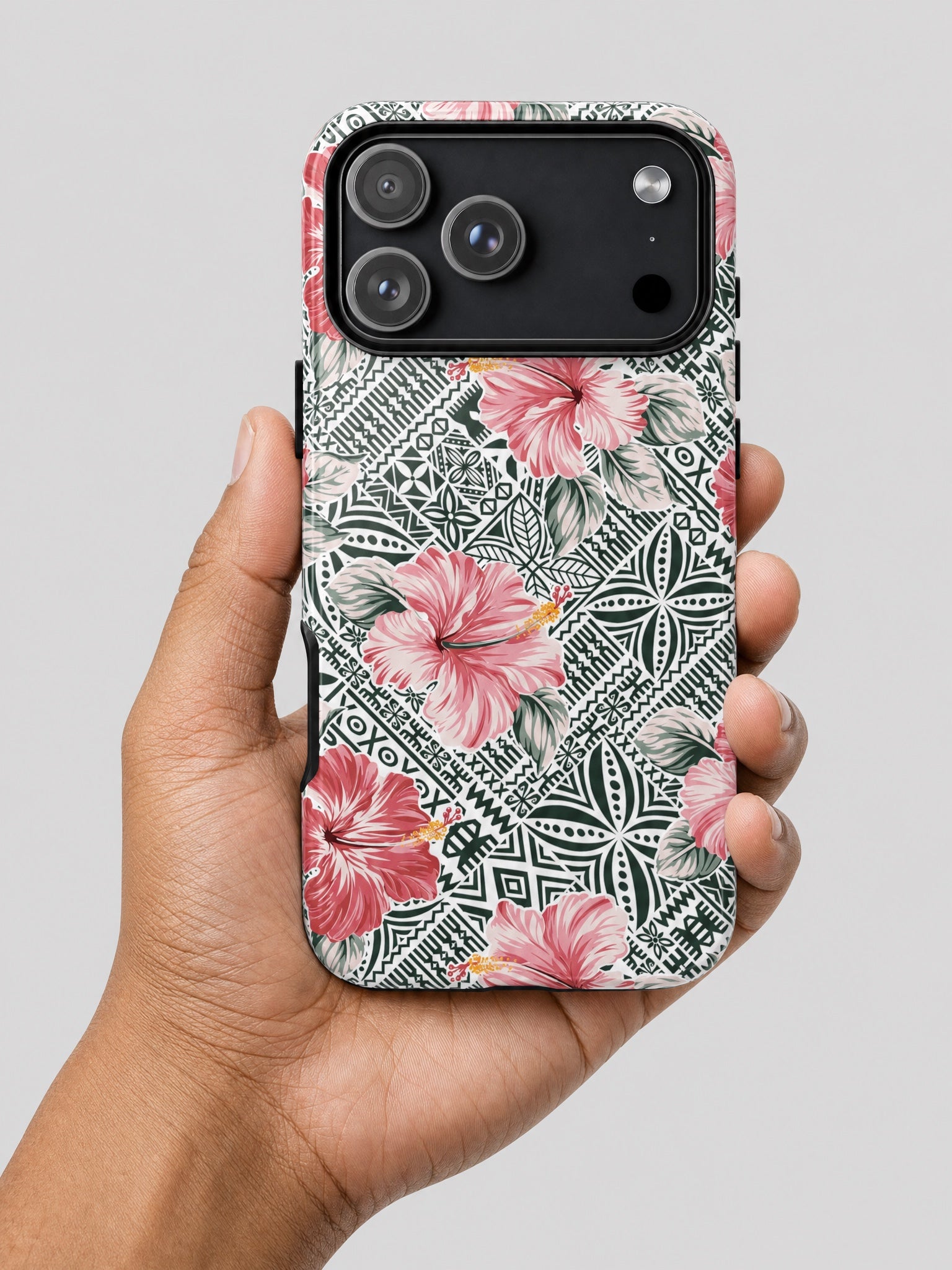 Tough Phone Case - Solosolo Blooms on a light grey studio background